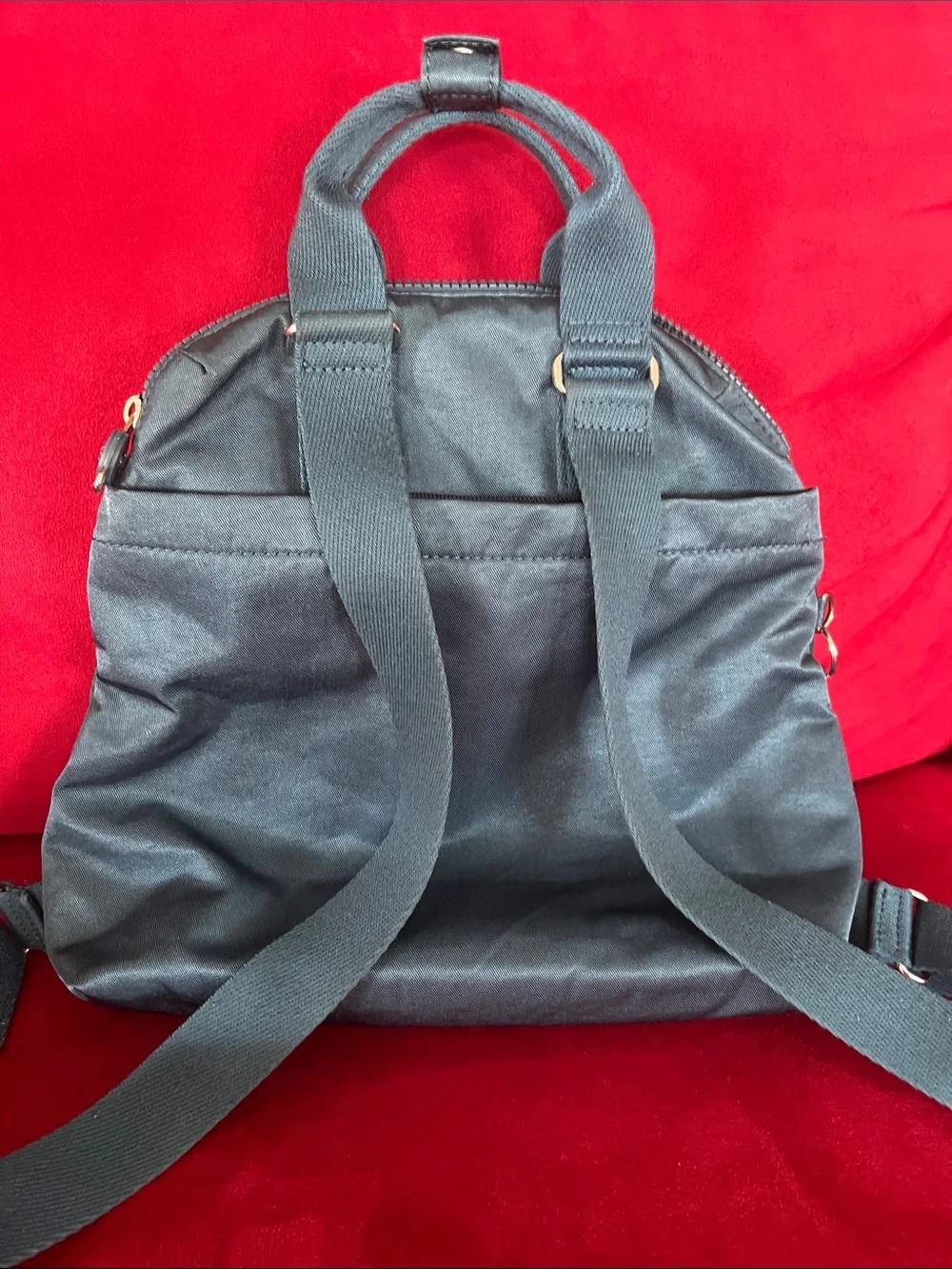 Kipling Teal Blue Goyo Nylon Backpack Tote